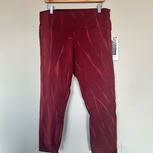 Lululemon Athletica Burgundy Leggings